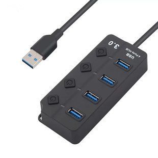USB-розгалужувач 4 Port USB Hub 3.0 ШБ1930 фото