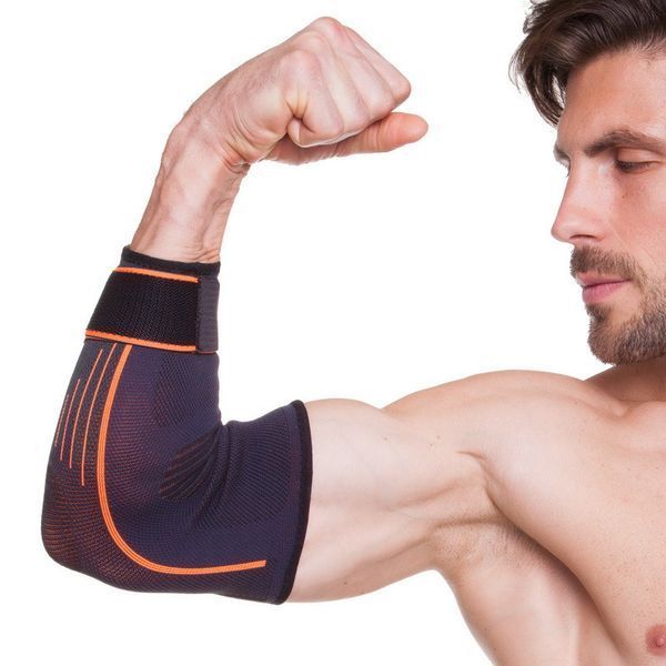 Налокітник еластичний з фіксуючим ременем EXTREME L-XL 711CA А360 фото