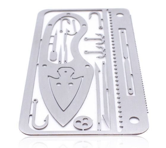 Мультитул кредитка выживальщика Survival Multitool Card 17в1 SurvCred фото