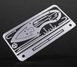 Мультитул кредитка выживальщика Survival Multitool Card 17в1 SurvCred фото 1