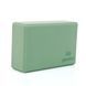 Блок для йоги Eva Pro 180грам 23х15х7.5см (Димчасто-Зелений) Smoke Green GBK-1004 А214 фото 2
