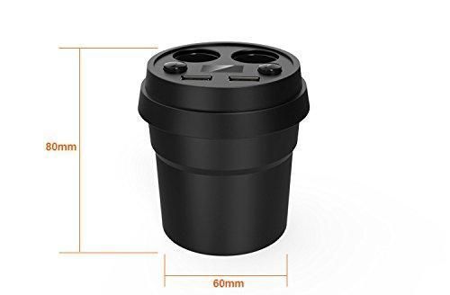 Разветвитель прикуривателя 12/24V (на 2 выхода + USB) KONNWEI CS214U фото