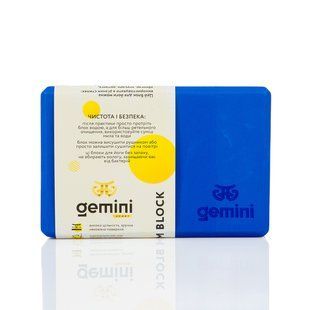 Блок для йоги Eva Pro 180грам 23х15х7.5см (Синій) Blue GBK-1001 А218 фото