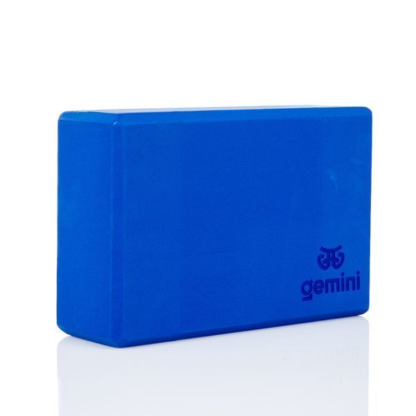 Блок для йоги Eva Pro 180грам 23х15х7.5см (Синій) Blue GBK-1001 А218 фото