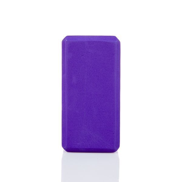 Блок для йоги Eva Pro 180грамм 23х15х7.5см (Фиолетовый) Purple GBK-10111 А224 фото