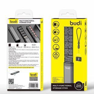 Кейс для зберігання SD, MicroSD карт BUDI ИГ700 деш фото