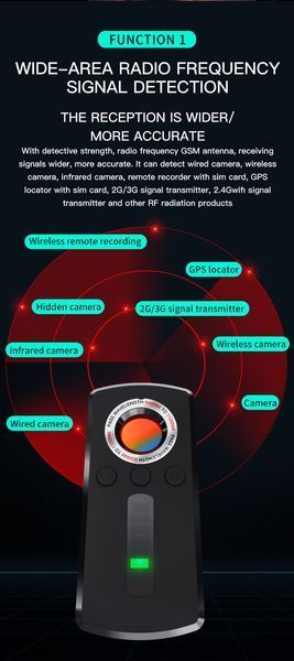 Портативный детектор жучков,камер,GPS-трекеров ШБ2122 фото
