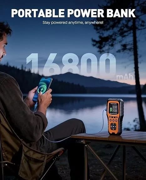 Пусковое устройство, OBD2 сканер, Power bank 3в1 TREKURE 5000A А024 фото