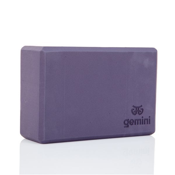 Блок для йоги Eva Pro 180грам 23х15х7.5см (Бузково-Сірий) Gray GBK-1009 А230 фото