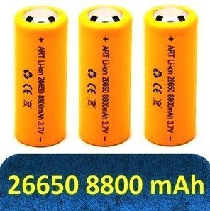 Аккумулятор 26650 ART 8800 mAh 3.7V art26650 фото