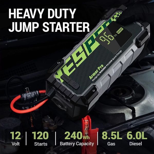 Пуско зарядное устройство для YESPER Armor 66666mah PD100W 2500A ИГ755 фото