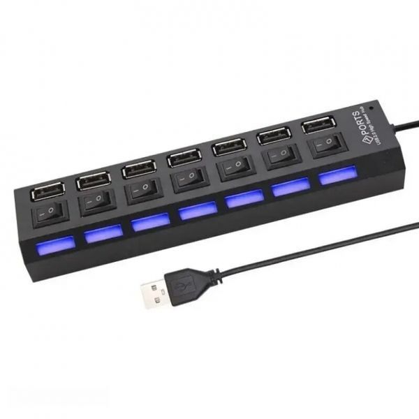 USB концентратор 7 Port USB Hub 3.0 ВО107 фото
