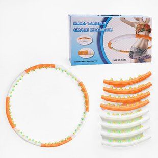 Обруч масажний Хула Хуп Hula Hoop JS-6017 8 секцій А392 фото