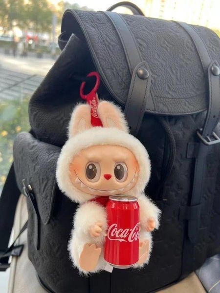 М'яка іграшка Лабубу Pop Mart The Monsters Labubu Coca-Cola Secret лімітована колекція (1 шт.) ШБ2130 фото
