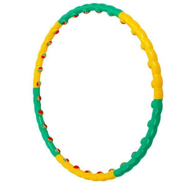 Обруч массажный Хулла Хуп Hula Hoop COLOR BALL 0088-1 6 секций А393 фото