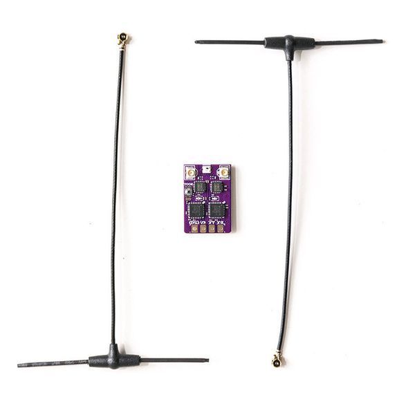 Приймач ELRS 2.4GHz Dual FPV приймач 2.4 рр.ц для квадрокоптера nano приймач 2.4G elrs ШБ2135 фото