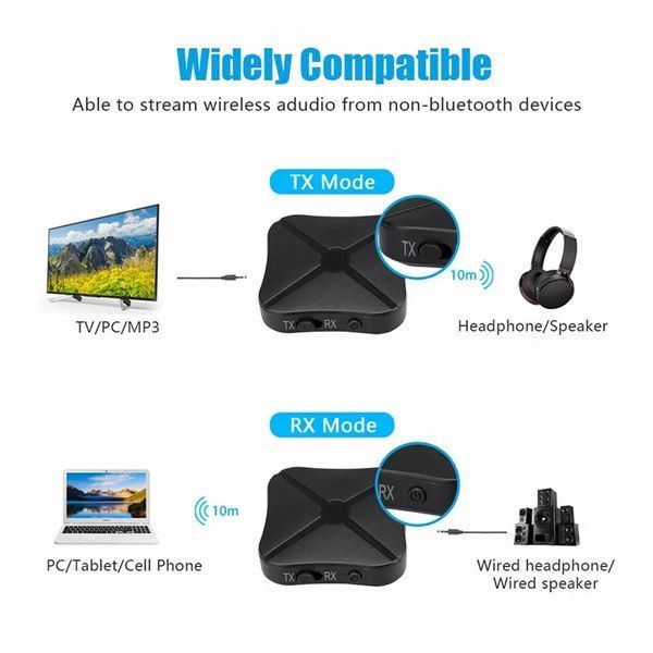 Універсальний адаптер Bluetooth 2в1 ресивер-передавач ШБ1905 фото