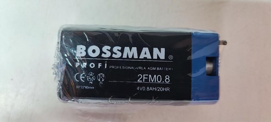 Акумулятор 0.8Ah Bossman ИГ306 фото