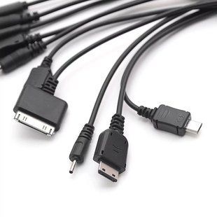 Кабель USB - 10 роз'ємів для зарядки універсальний ИГ525 фото